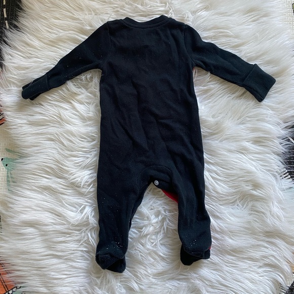 Jordan Button Up Footed Coverall Onesie - Picture 2 of 4